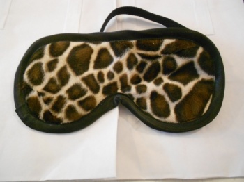 Leopard print sleep mask