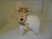 Wooden Reindeer Tree Decoration